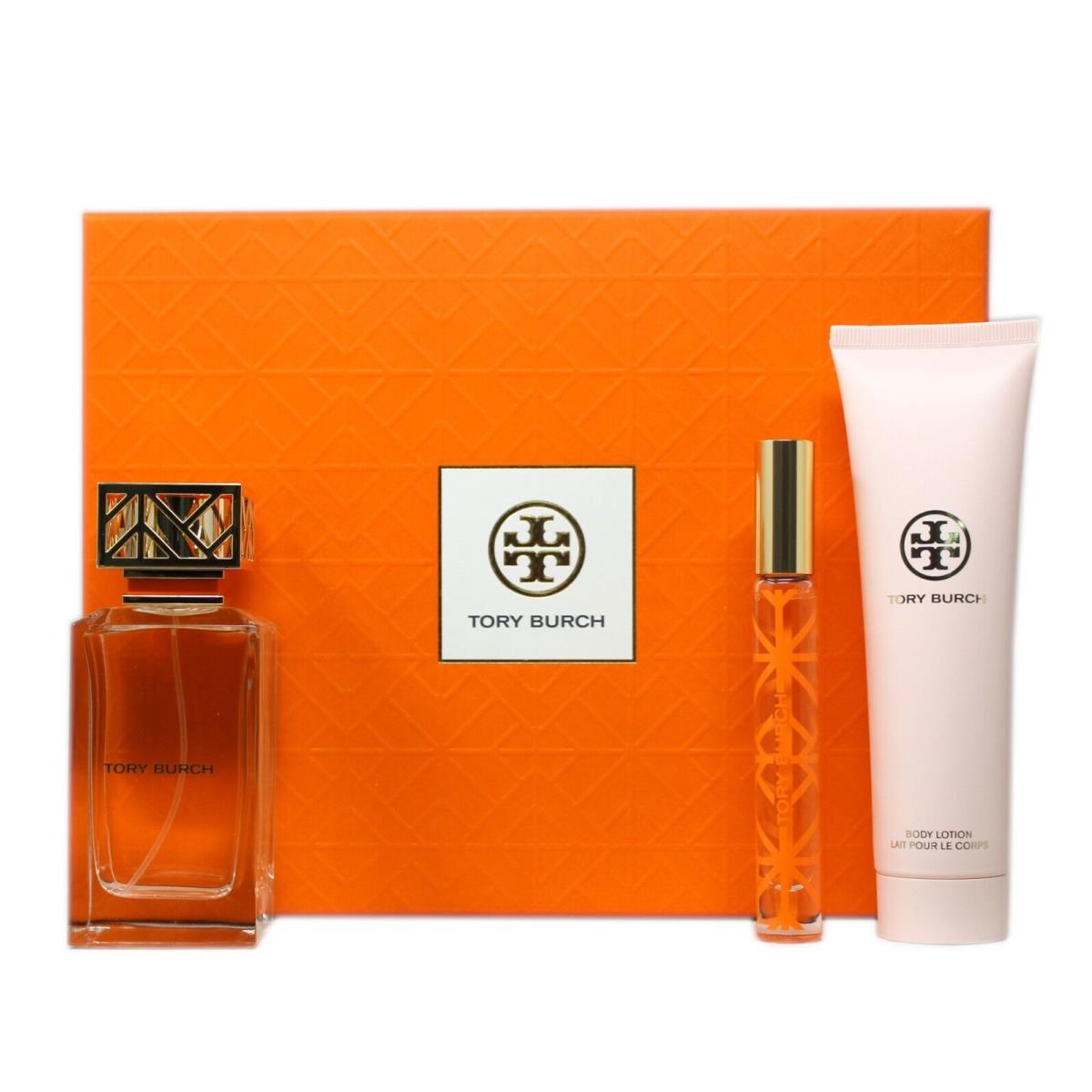 Tory Burch 3 Piece Gift Set Eau DE Parfum Spray 100 ML/3.4 Fl.oz