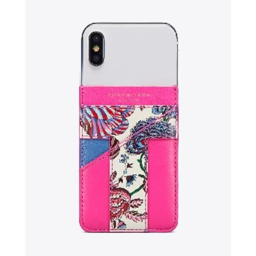 Tory Burch Floral Phone Card Pocket Multi Happy Times