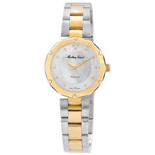 Mathey-tissot Molly Quartz Diamond Ladies Watch D1087BQYI - Dial: , Band: Two-tone (Silver-tone and Yellow Gold-tone), Bezel: