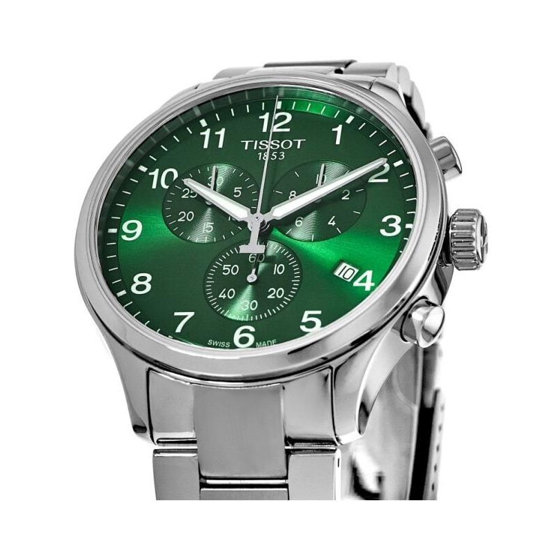 Tissot Chrono XL Classic Green Dial Men`s Watch T116.617.11.092.00