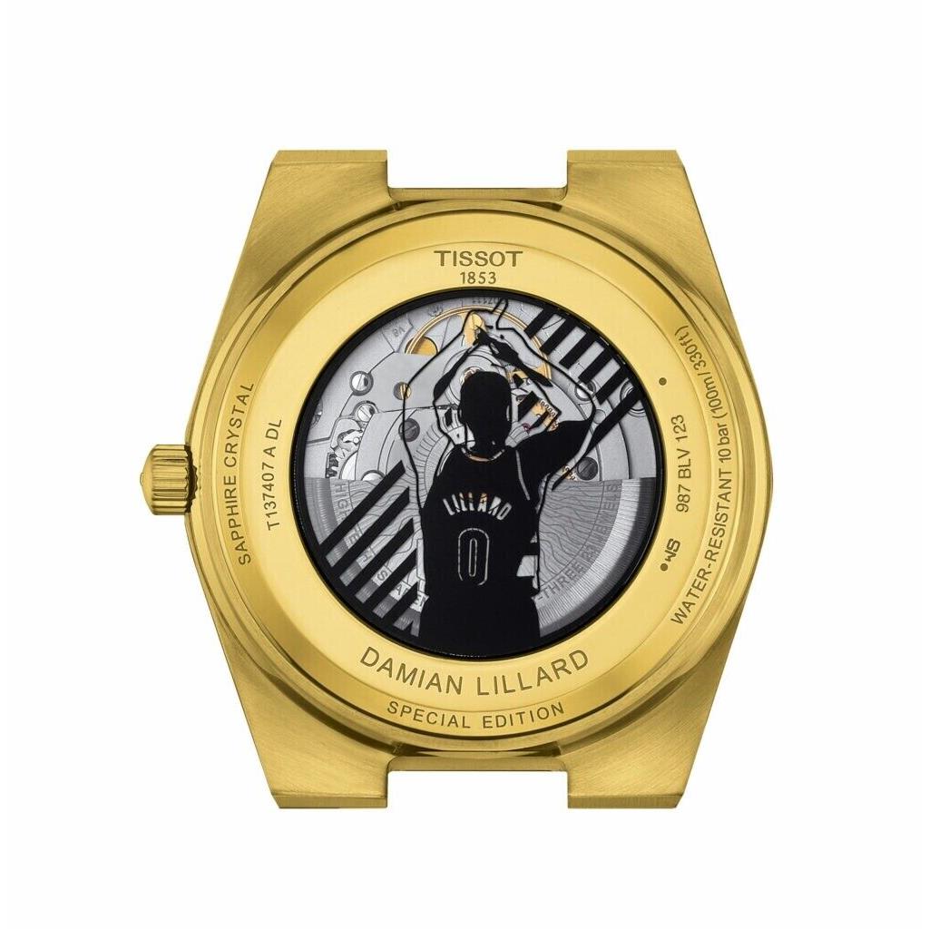 Tissot Special Edition Damian Lillard Prx Auto 40MM Gold Pvd T1374073305100