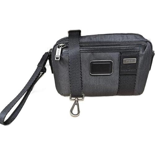 Tumi 146831 Black/gray with Gunmetal Hardware Multi Compartment Crossbody Bag