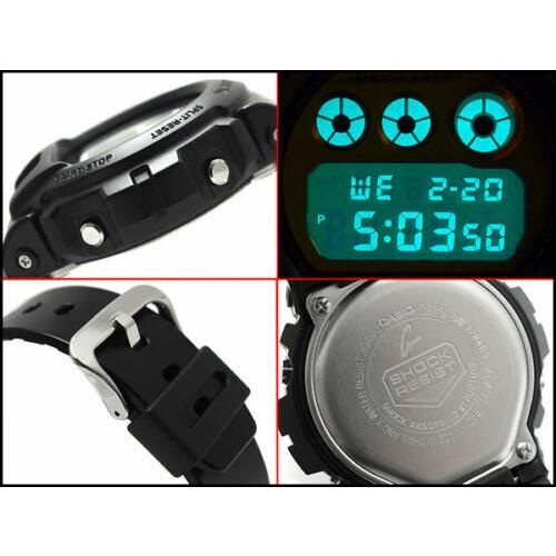 Casio G-shock Digital Black Gold Watch DW6900PL-1