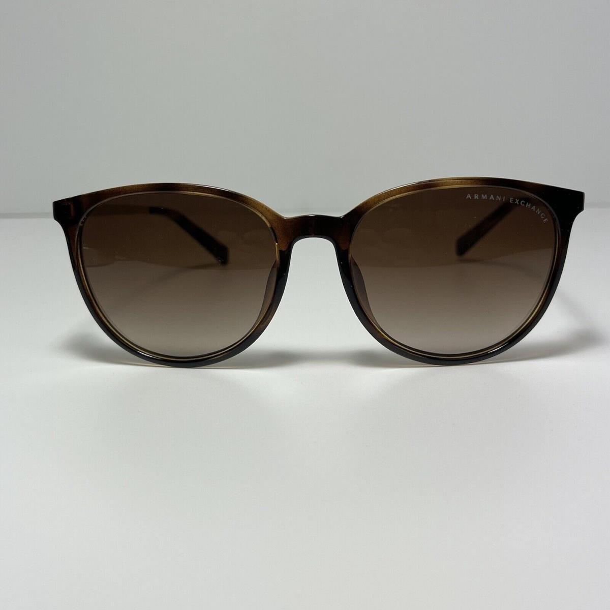 Armani Exchange AX4048SF 803713 Havana Round Gradient Brown Men`s Sunglasses