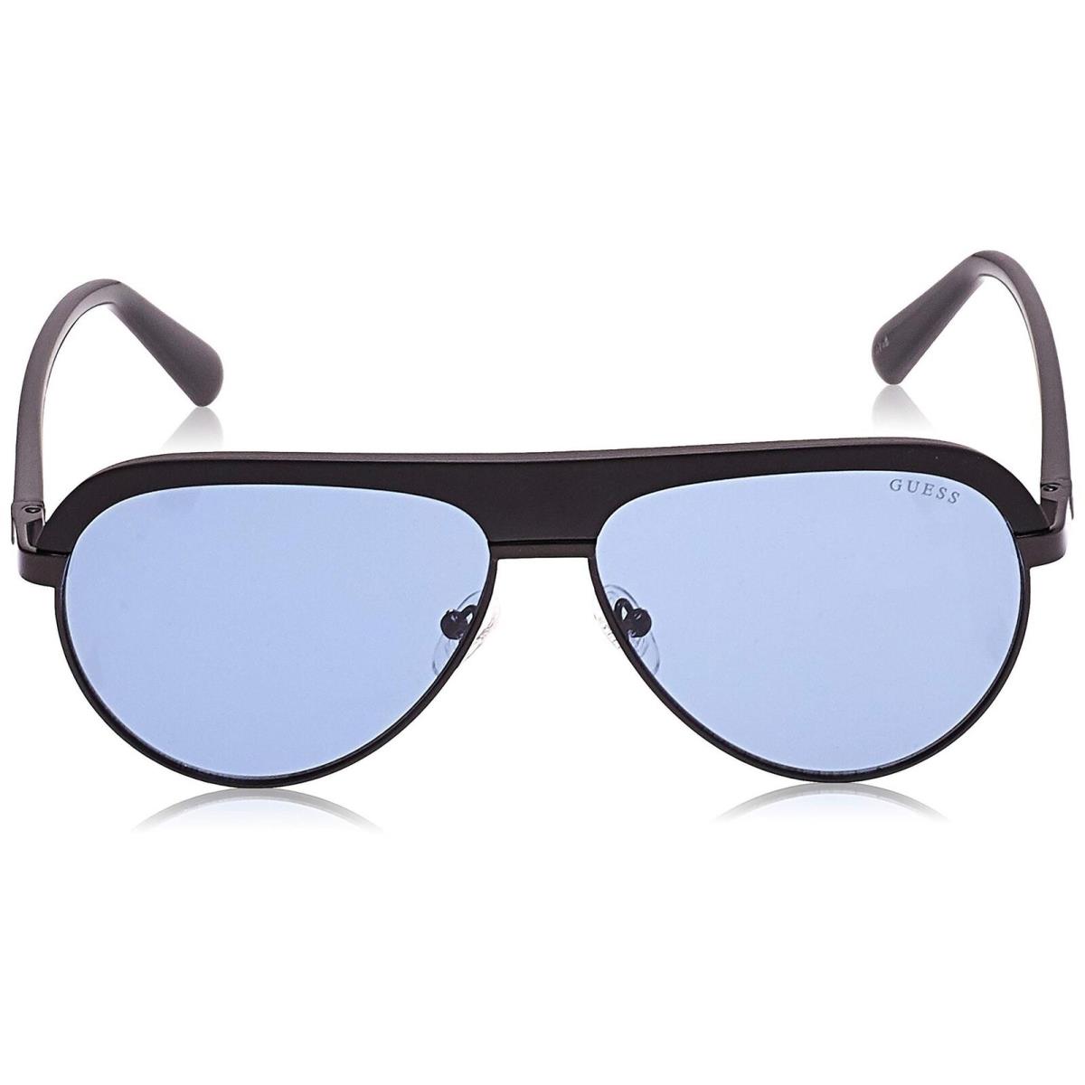 Guess GU6937 Matte Black Front/solid Blue Lens One Size