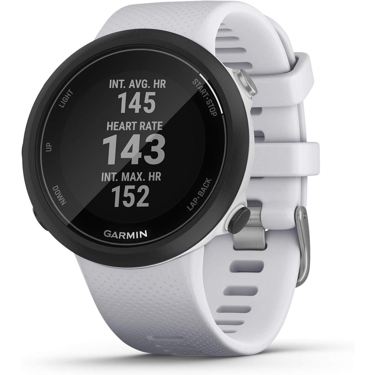 Garmin Swim 2 Gps Swimming Smartwatch Records Distances Pace and Strokes Whitestone