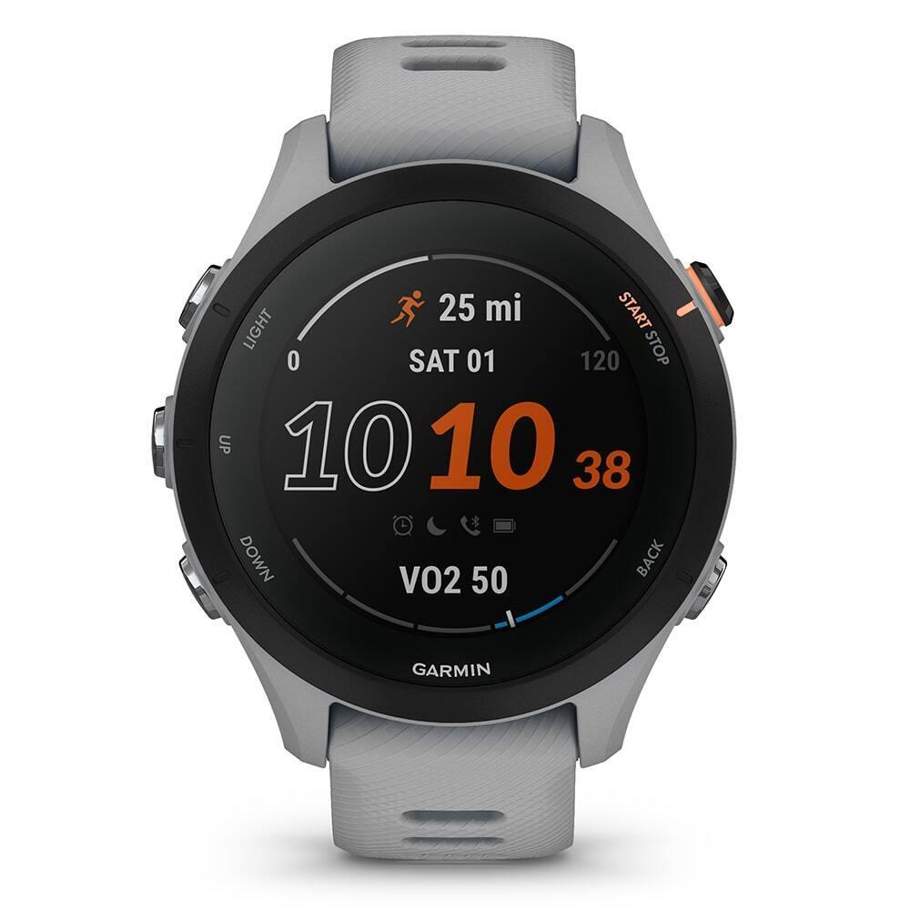 Garmin Forerunner 255/255S Running Gps Smartwatch 2 Sizes Music or Non-music Forerunner 255S (Powder Gray - Non-Music)