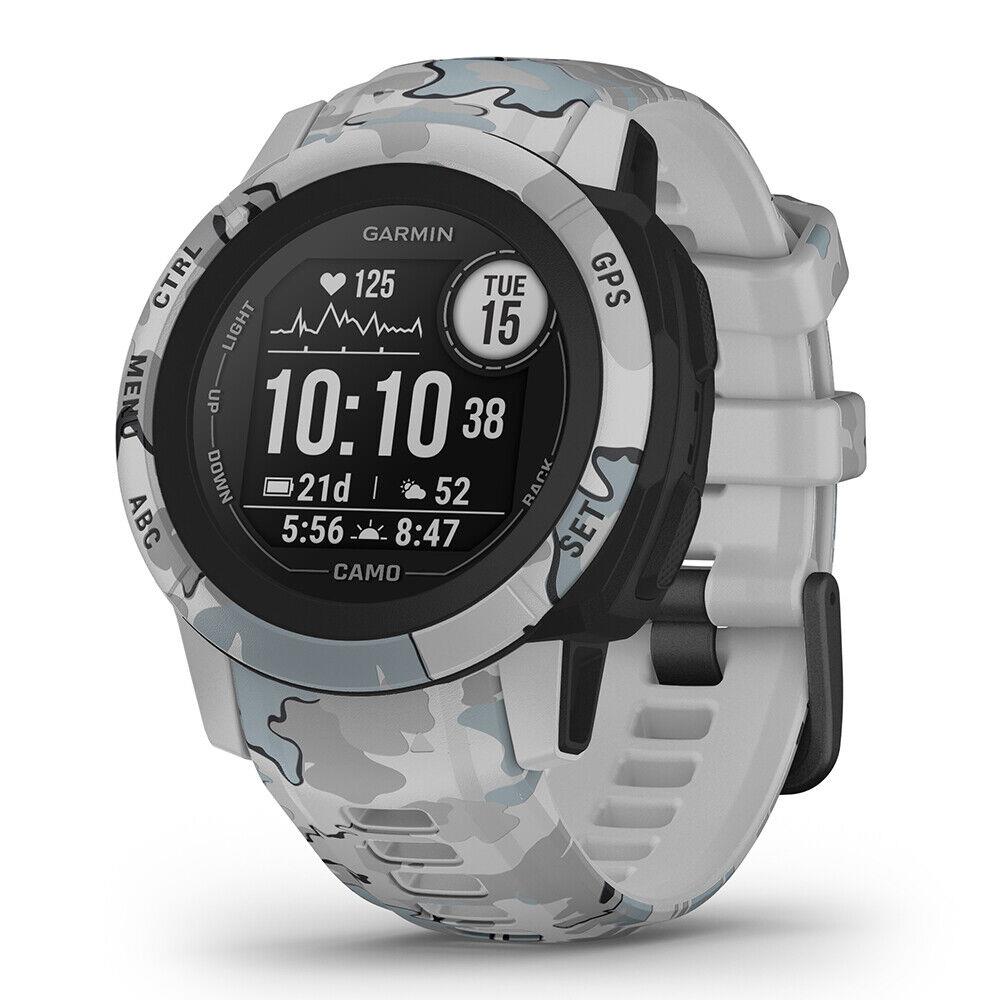 Garmin Instinct 2/2S Camo Rugged Gps Smartwatch with 24/7 Health Sports Apps Instinct 2S Camo (Mist Camo)