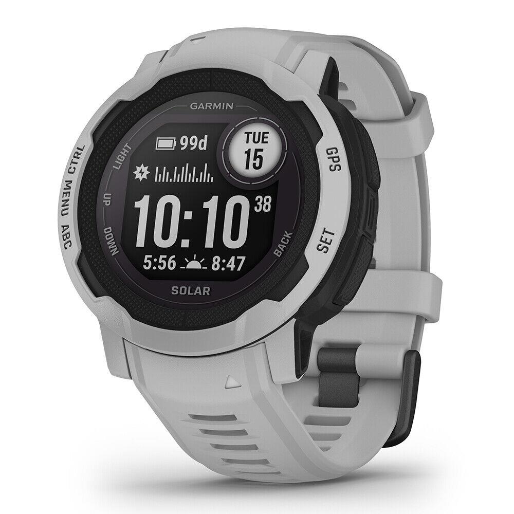 Garmin Instinct 2/2S Solar Rugged Gps Smartwatch with Solar-charging Lens Instinct 2 Solar (Mist Gray)