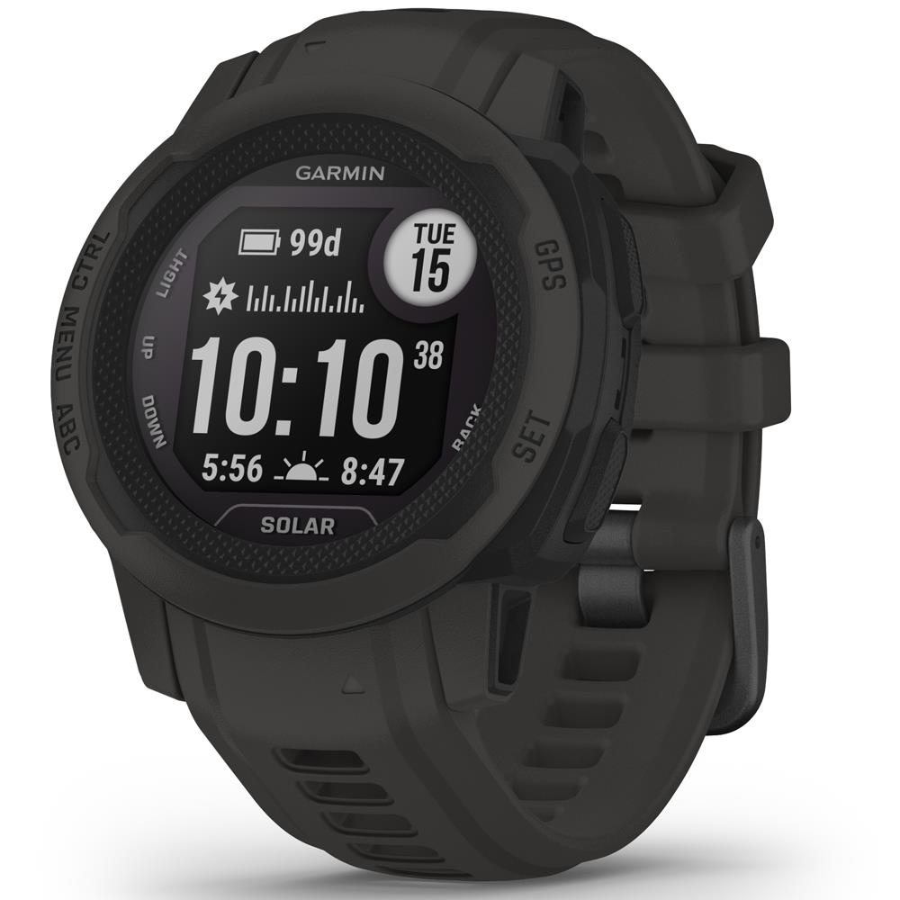 Garmin Instinct 2S Solar 40mm Gps Smartwatch with 2-Year Warranty Graphite (010-02564-10)