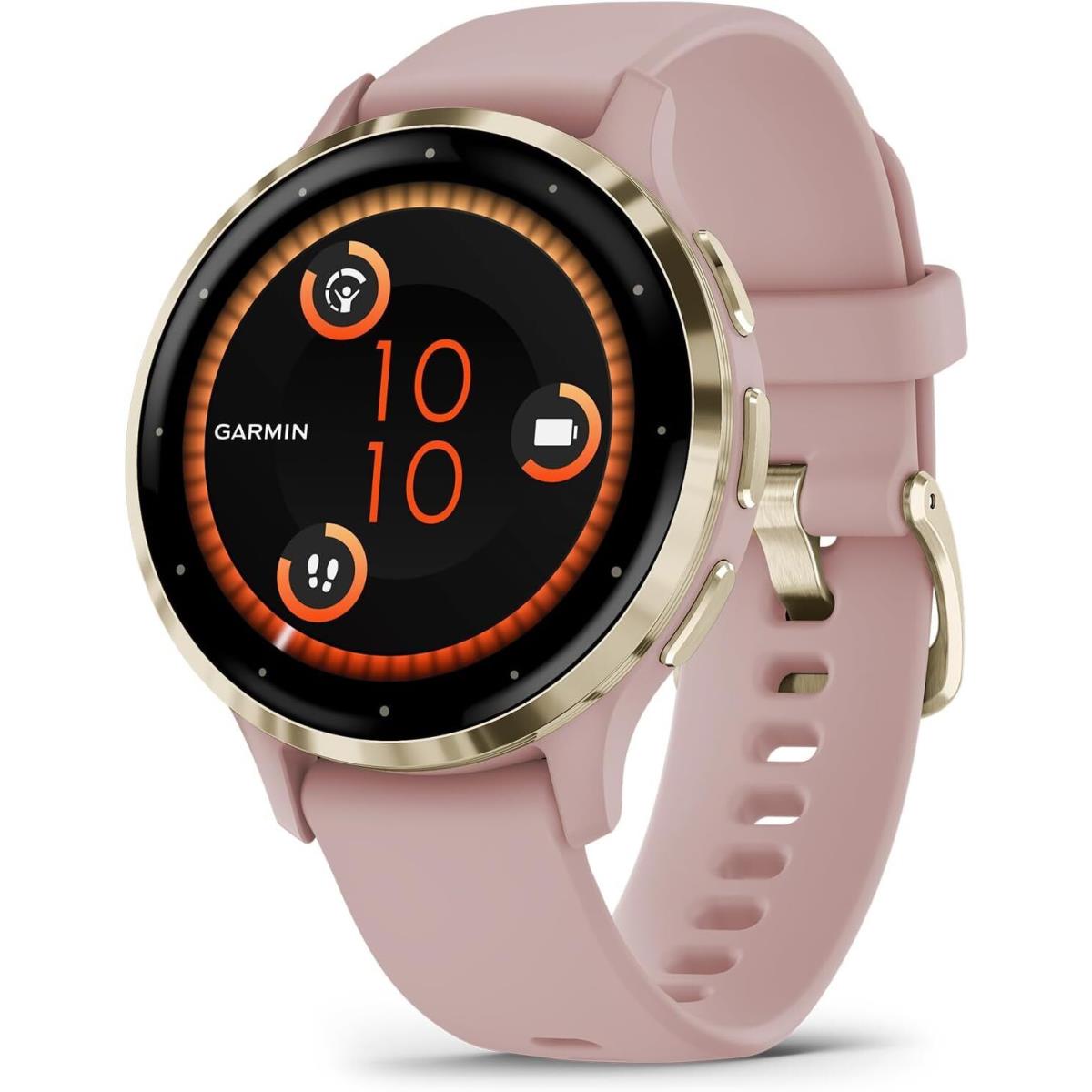Garmin Venu 3 Gps Health Fitness Smartwatch with Amoled Touch Display Pink Dawn & Peach Gold (41MM)