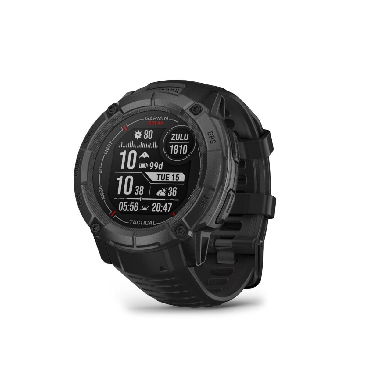 Garmin Instinct 2X Solar Rugged Outdoor Gps Smartwatch Various Colors Black Tactical Edition