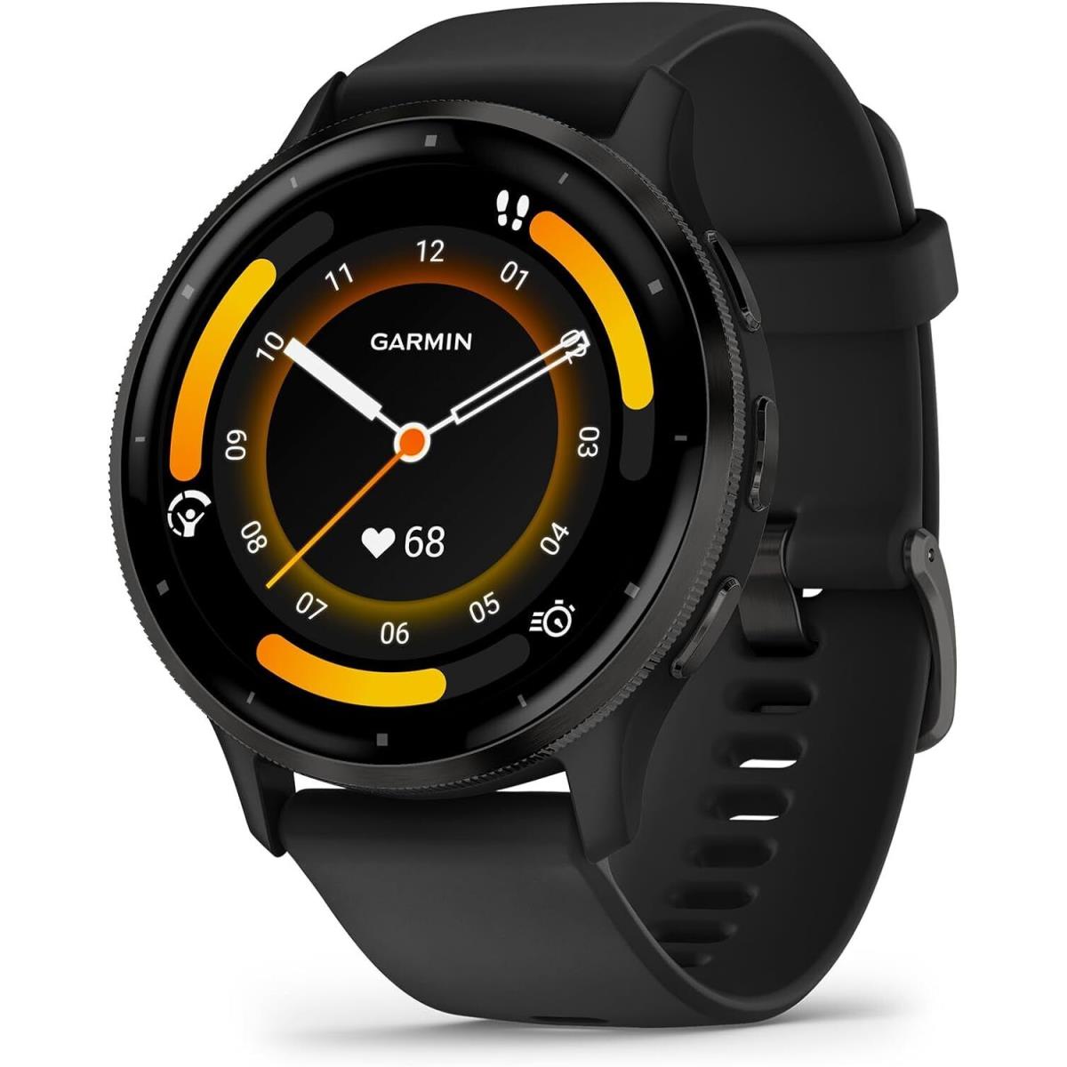 Garmin Venu 3 Smartwatch with 1.4 Inch Amoled Touchscreen Display Slate Stainless with Black