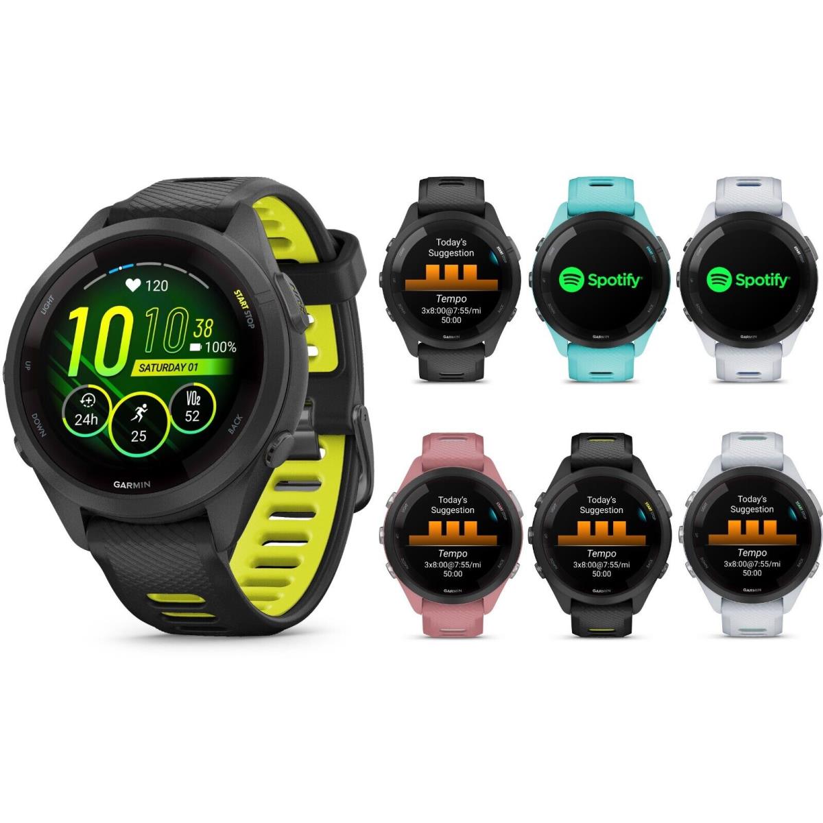 Garmin Forerunner 265/265S Gps Running Smartwatch Amoled Display Music