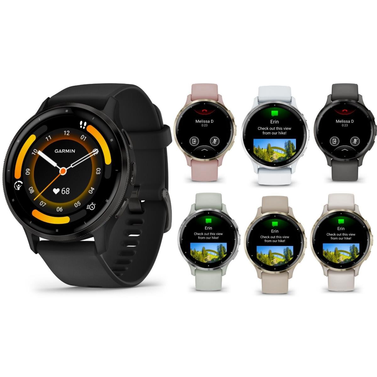 Garmin Venu 3/3S Gps Health Fitness Smartwatch with Amoled Touch Display