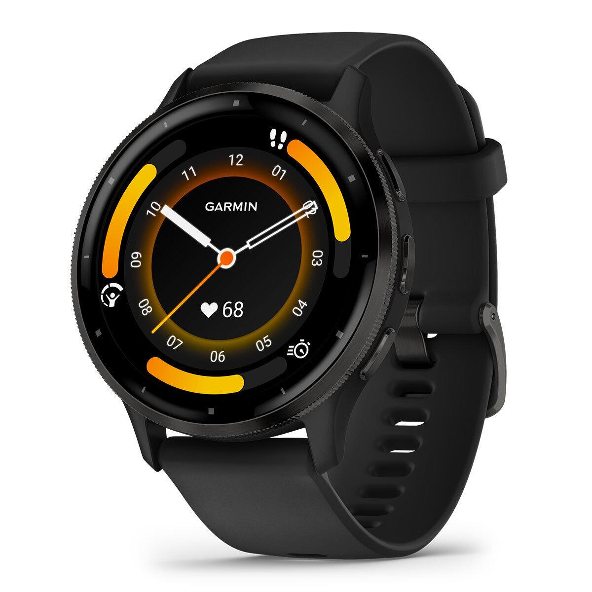 Garmin Venu 3/3S Gps Health Fitness Smartwatch with Amoled Touch Display Venu 3 (Slate/Black)