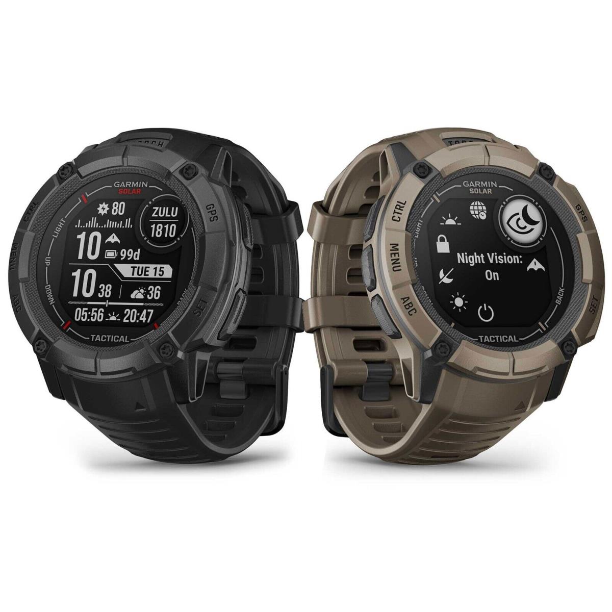 Garmin Instinct 2X Solar Tactical Gps Smartwatch with Ballistics Calculator