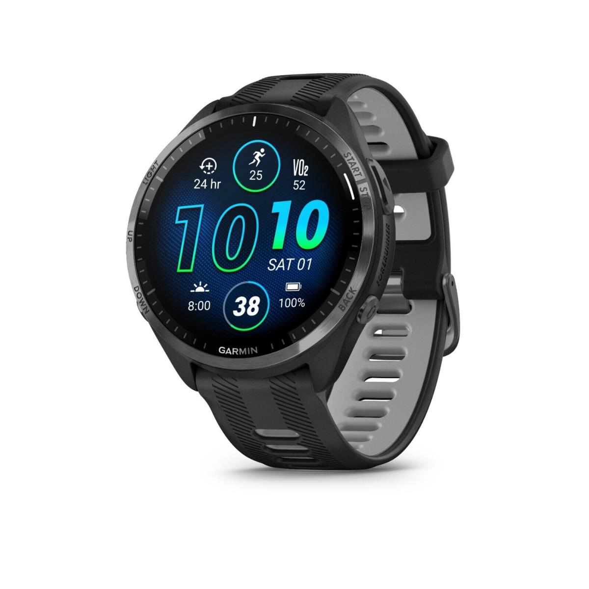 Garmin Forerunner 965 Premium Gps Running/triathlon Amoled Smartwatch w/ Music Black