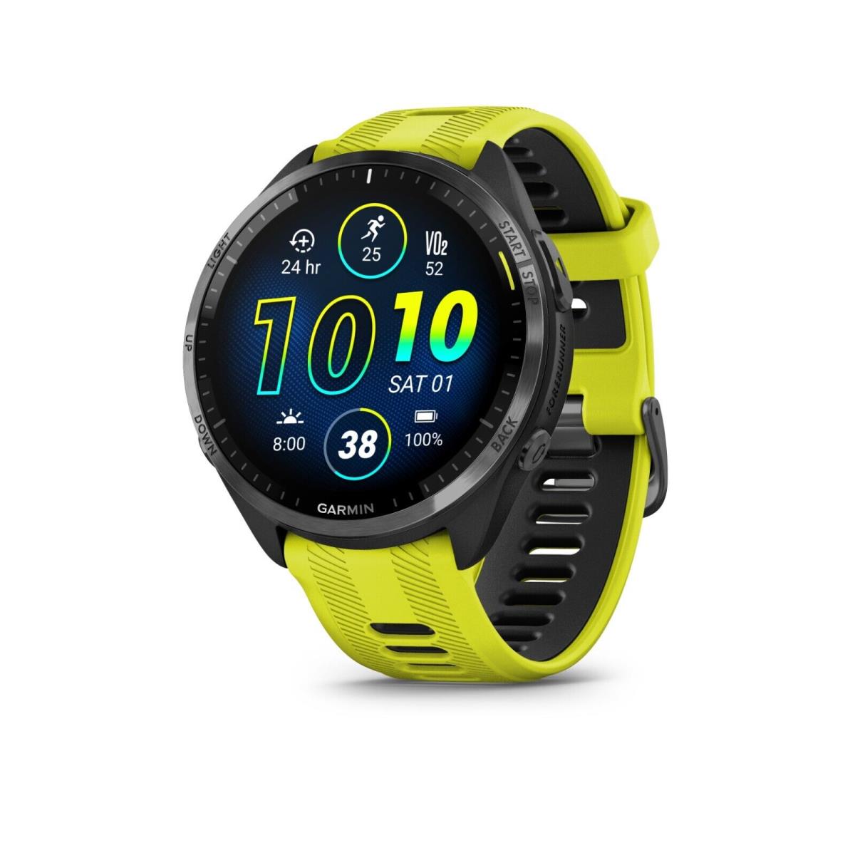 Garmin Forerunner 965 Premium Gps Running/triathlon Amoled Smartwatch w/ Music Yellow