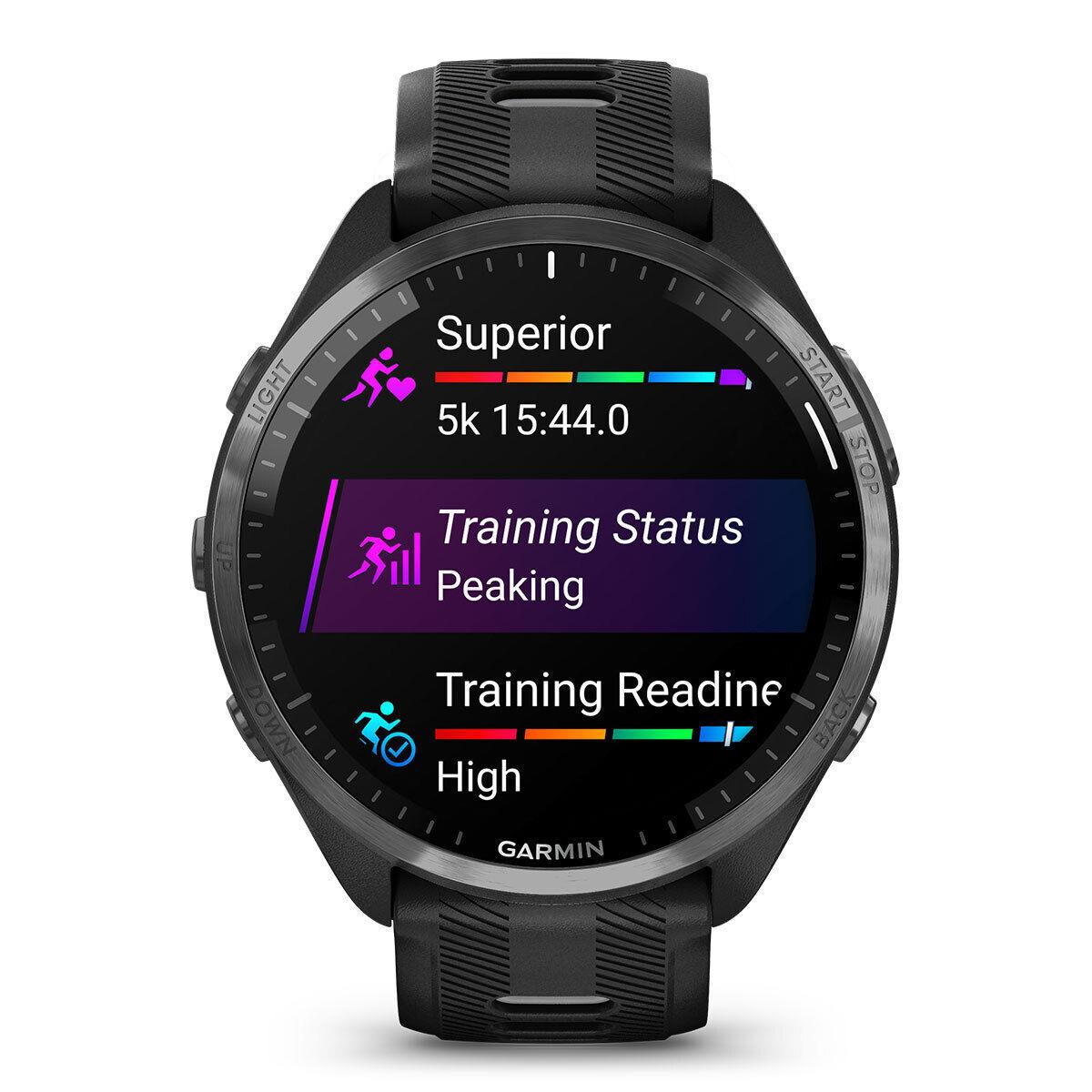 Garmin Forerunner 965 Premium Running Triathlon Gps Smartwatch Amoled Display Black