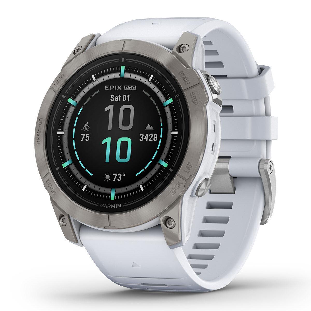 Garmin Epix Pro (gen 2) Epix Pro Gen 2 51 mm Multisport Gps Amoled Smartwatch Sapphire - Titanium/Whitestone