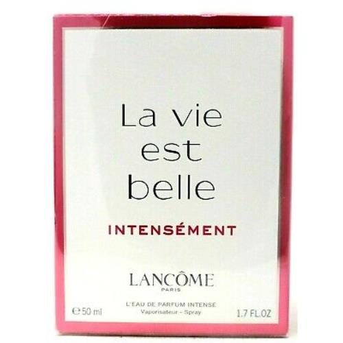 Lancome LA Vie Est Belle Intensement L`eau DE Parfum Intense Spray 1.7 Oz /50 ml