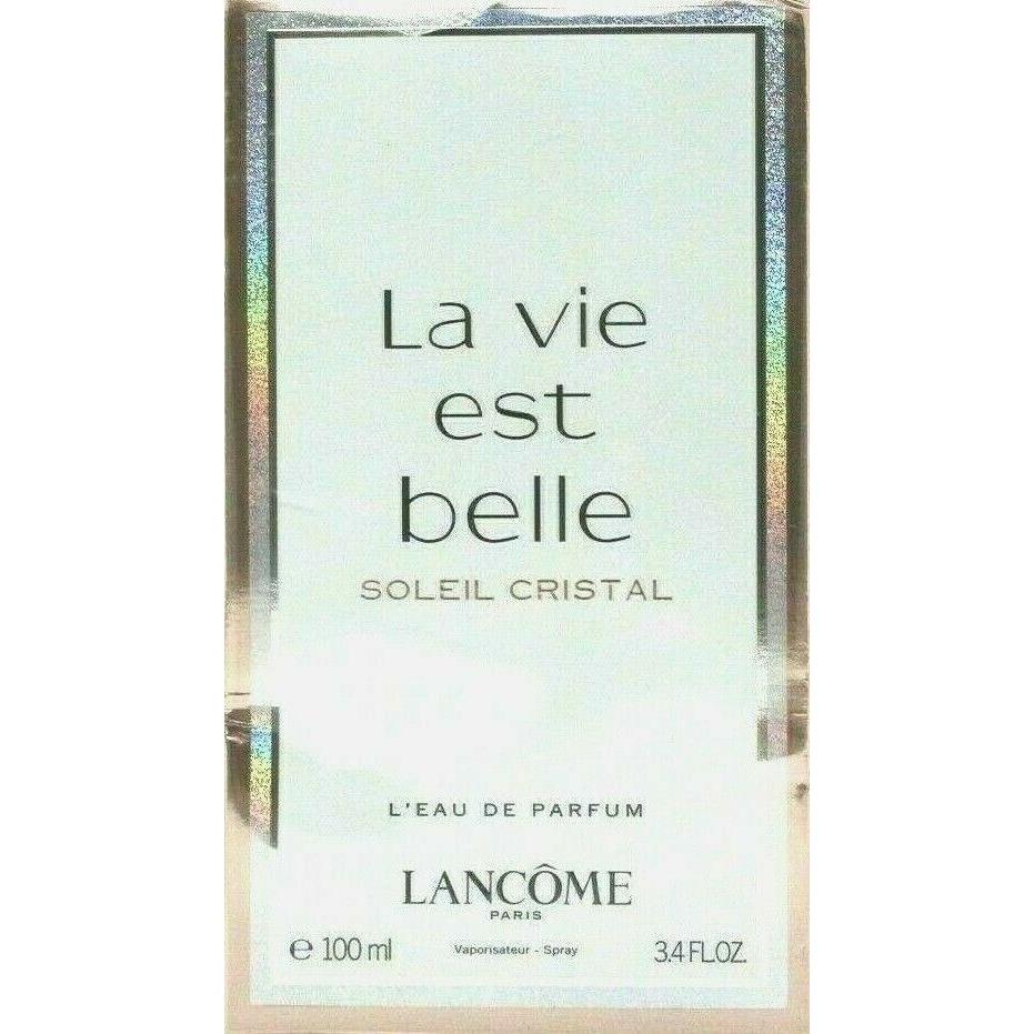 Lancome LA Vie Est Belle Soleil Cristal Edp For Women 3.4 Oz / 100 ml