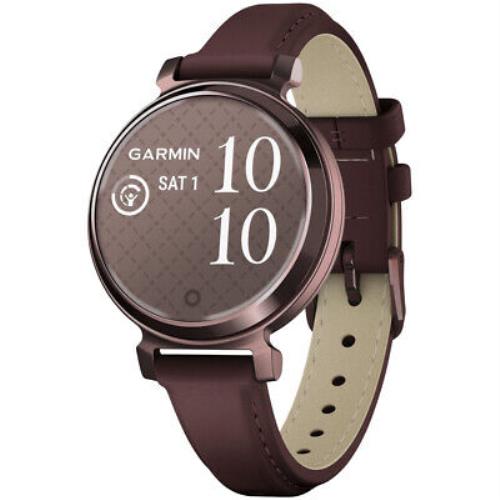 Garmin Lily 2 Classic Dark Bronze with Mulberry Leather Band Smartwatch