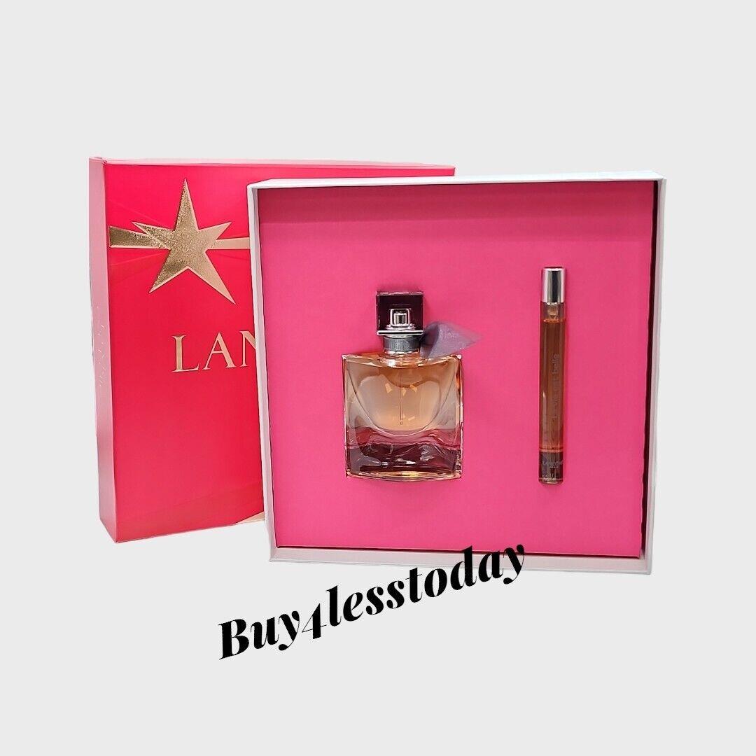 Lancome La Vie Est Belle L`eau De Parfum Gift Set 1.0 oz 0.34 oz Purse Spray