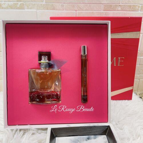 Lancome La Vie Est Belle L`eau de Parfum 1oz 30ml Spray + Travel 0.34oz Gift Set