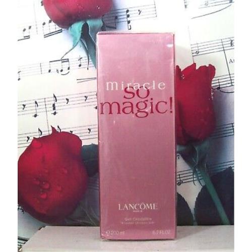 Lancome Miracle So Magic Crystal Shower Gel 6.7 Fl. Oz. Box