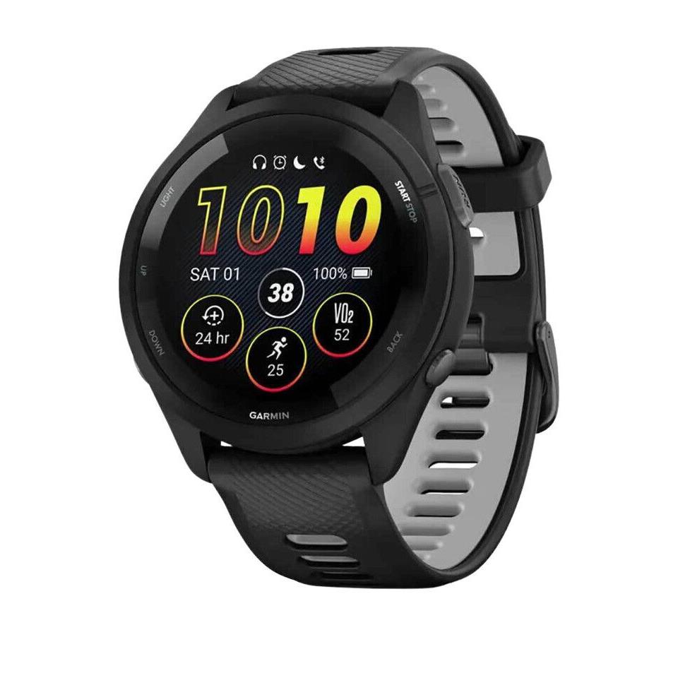 Garmin Forerunner 265 Black Gps Enabled Running Amoled Smartwatch 010-02810-00