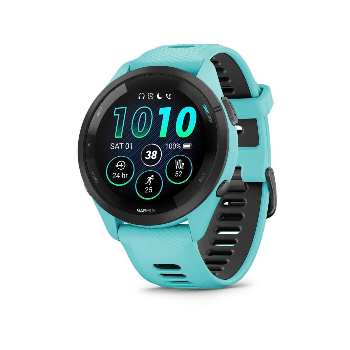 Garmin Forerunner 265 Aqua Gps Enabled Running Amoled Smartwatch 010-02810-02