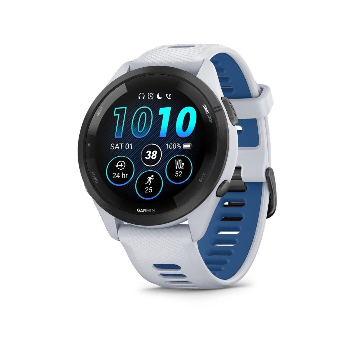 Garmin Forerunner 265 Amoled Gps Running Smartwatch in Whitestone 010-02810-01