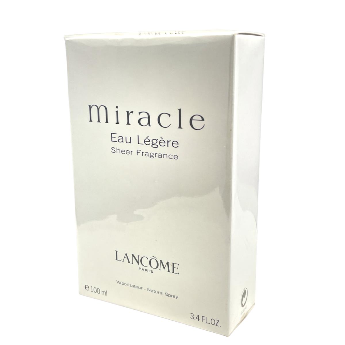 Lancome Miracle Eau Legere Sheer Fragrance Natural Spray 100ml/3.4fl.oz