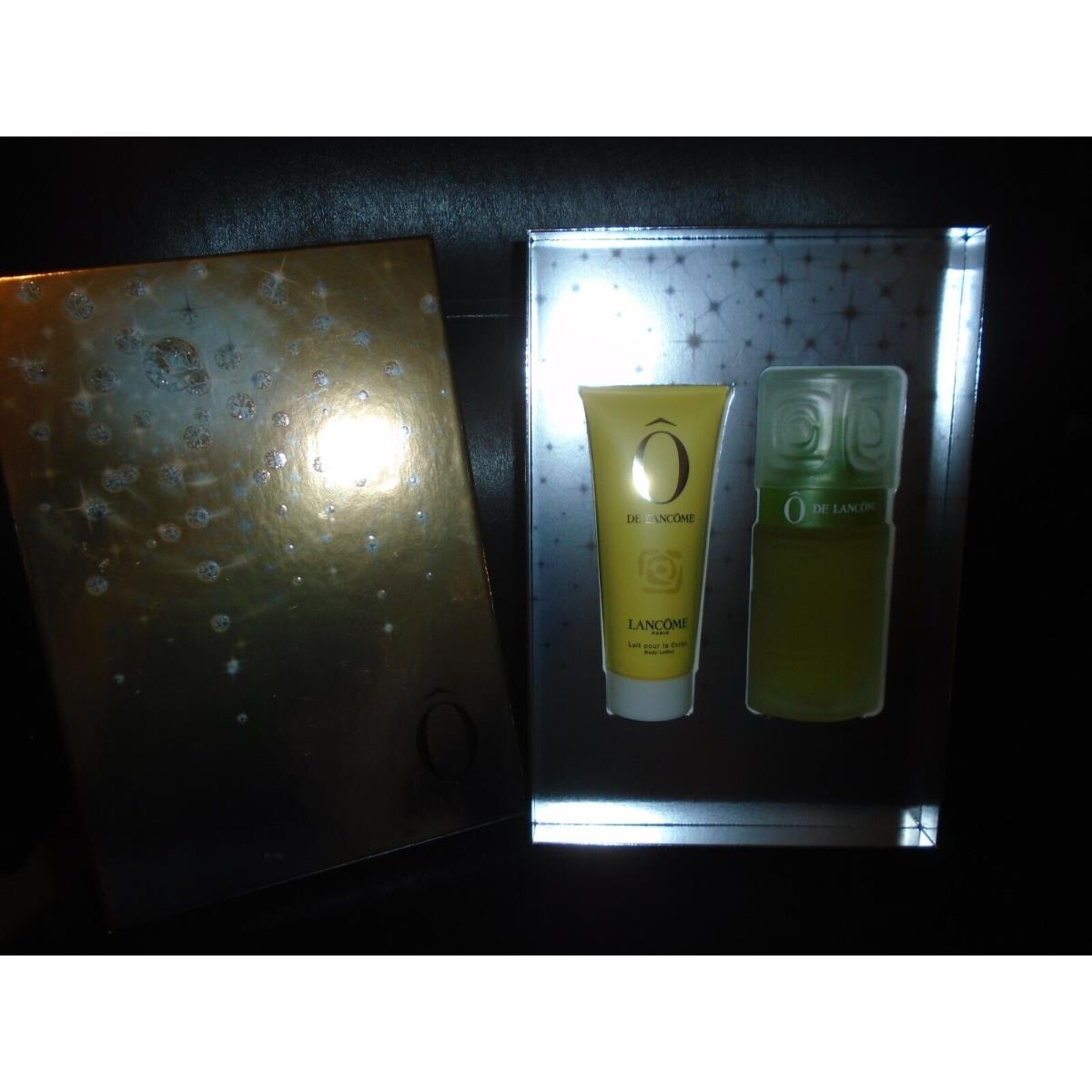 DE Lancome O Eau DE Toilette 2.5 Oz/body Lotion 3.4 OZ Set