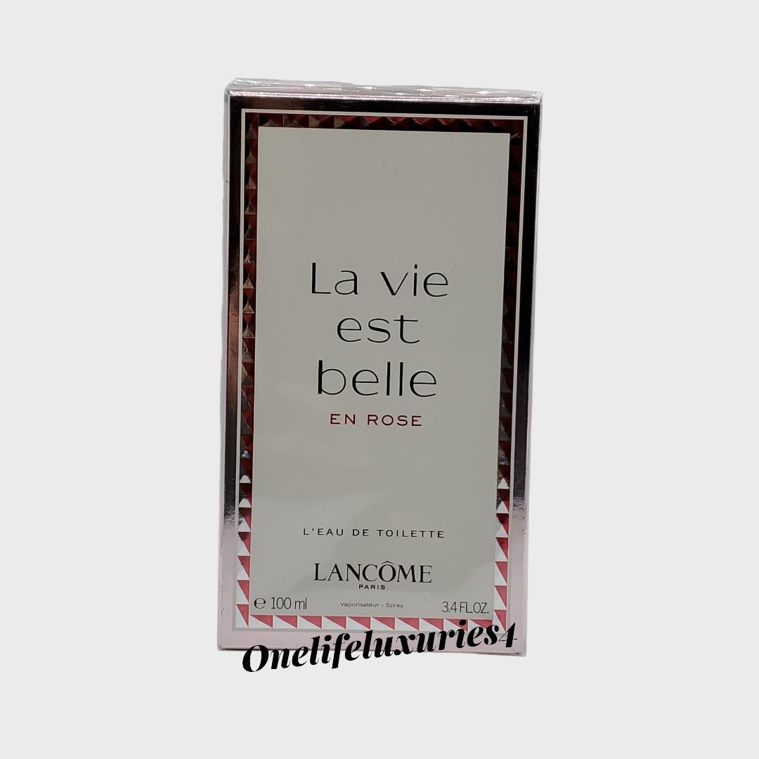 Lancome La Vie Est Belle EN Rose 3.4 oz 100ml L`eau de Toilette Spray Women