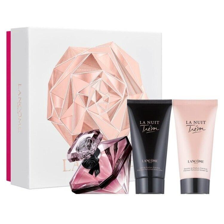 Lancome La Nuit Tresor 3pc Set Women 1.7 Oz Edp + Body Lotion + Shower Gel 1.6