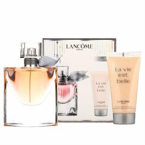 Lancome LA Vie Est Belle 2 PC Travel Set Women 1.7 OZ L`edp + 1.7OZ Body Lotion