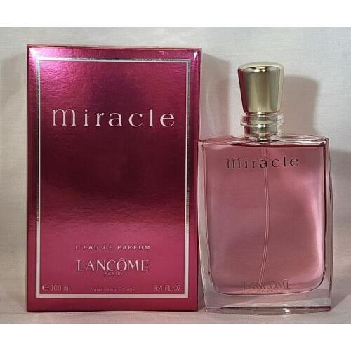 Miracle by Lancome L`eau DE Parfum Spray 3.4 FL OZ 100 ML