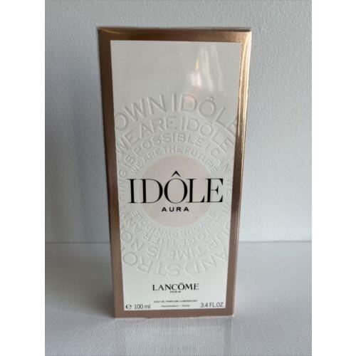 Lancome Idole Aura Eau De Parfum Lumineuse Spray Full Size 3.4oz