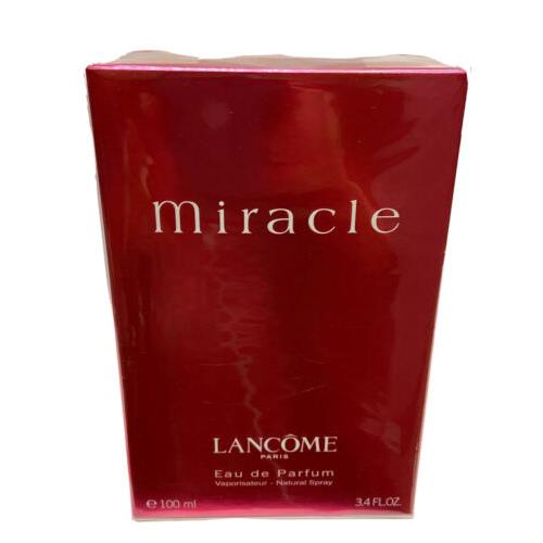 Miracle Eau DE Parfum 3.4OZ Spray BY Lancome