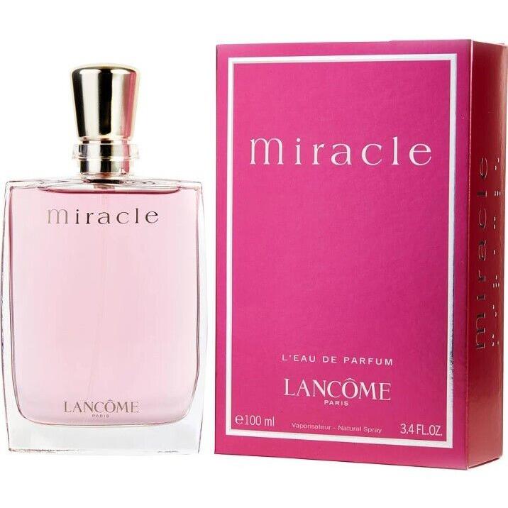 Miracle by Lancome 3.4oz L`eau De Parfum For Women Box