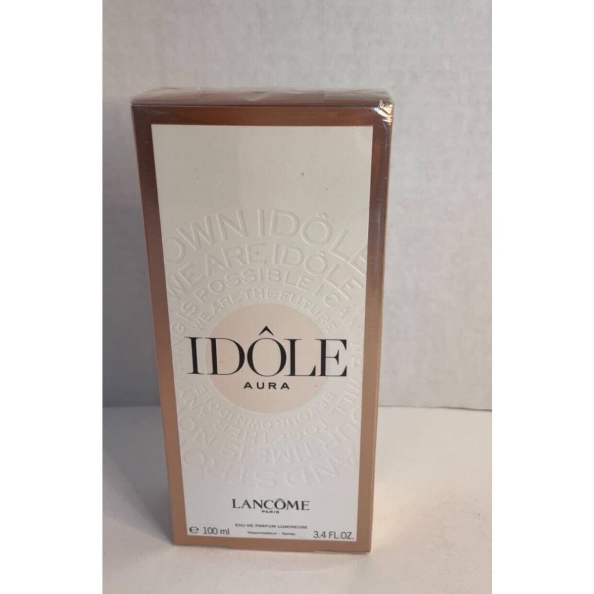 Idole Aura Lancome Eau de Parfum Lumineuse 3.4Oz 100 mL Spray Box