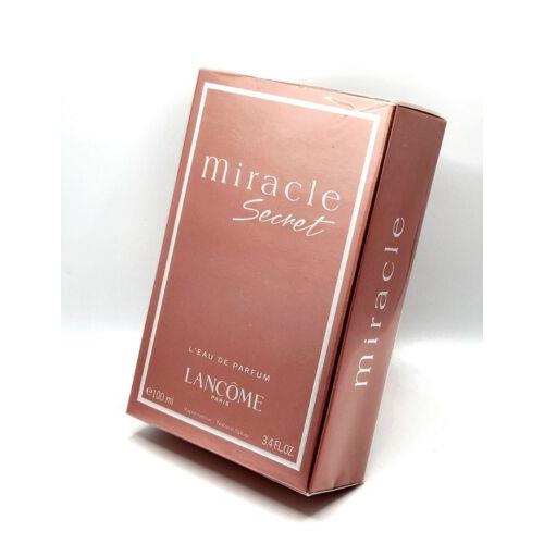 Miracle Secret by Lancome 3.4 oz / 100 ml Edp Parfum Rare Box