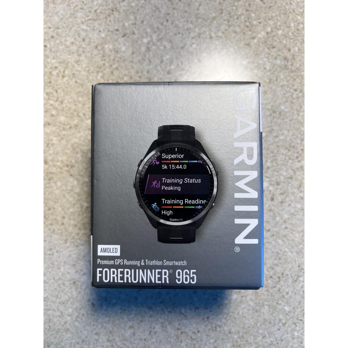 Garmin Forerunner 965 Unisex Smartwatch Black 010-02809-00