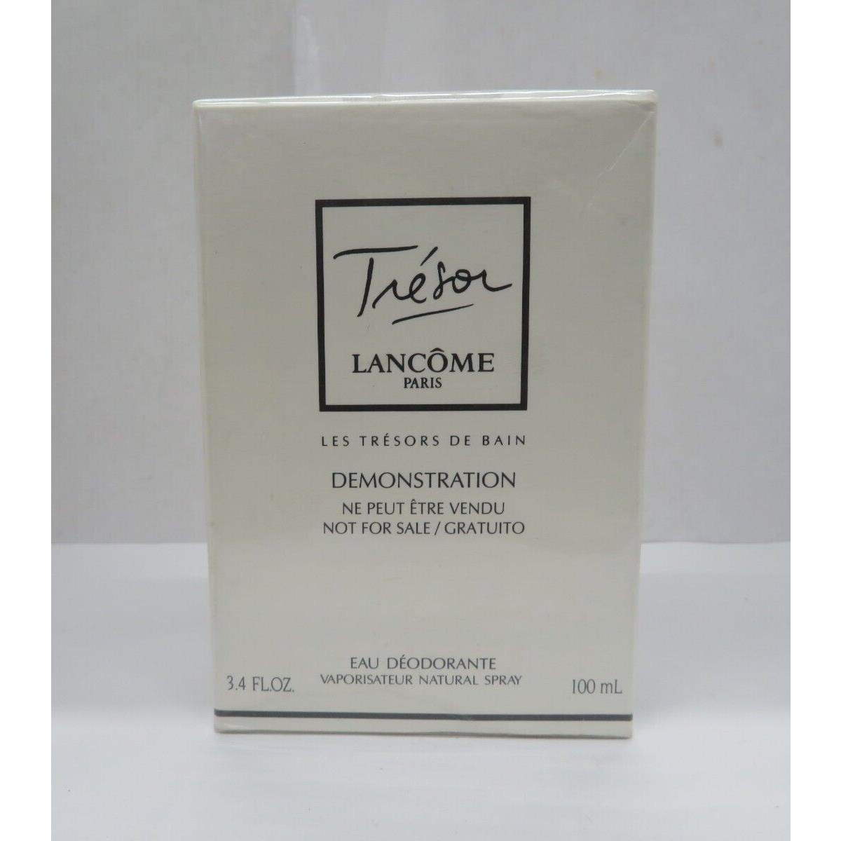 Tresor By Lancome Les Tresors De Bain Eau Deodorante 3.4 oz/100 ml Spray TT