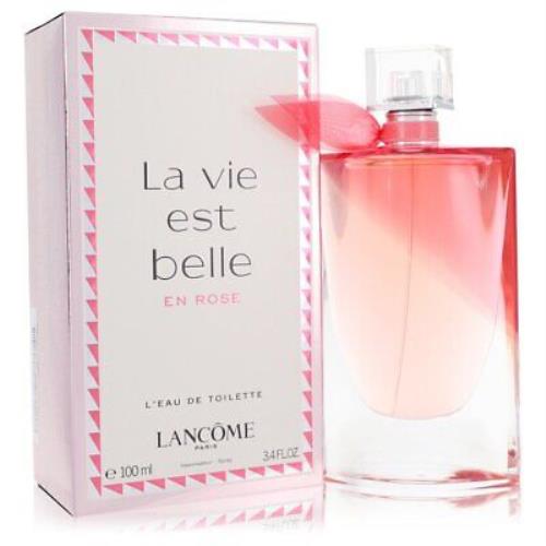 La Vie Est Belle En Rose by Lancome 3.4 oz L`eau De Toilette Spray For Women