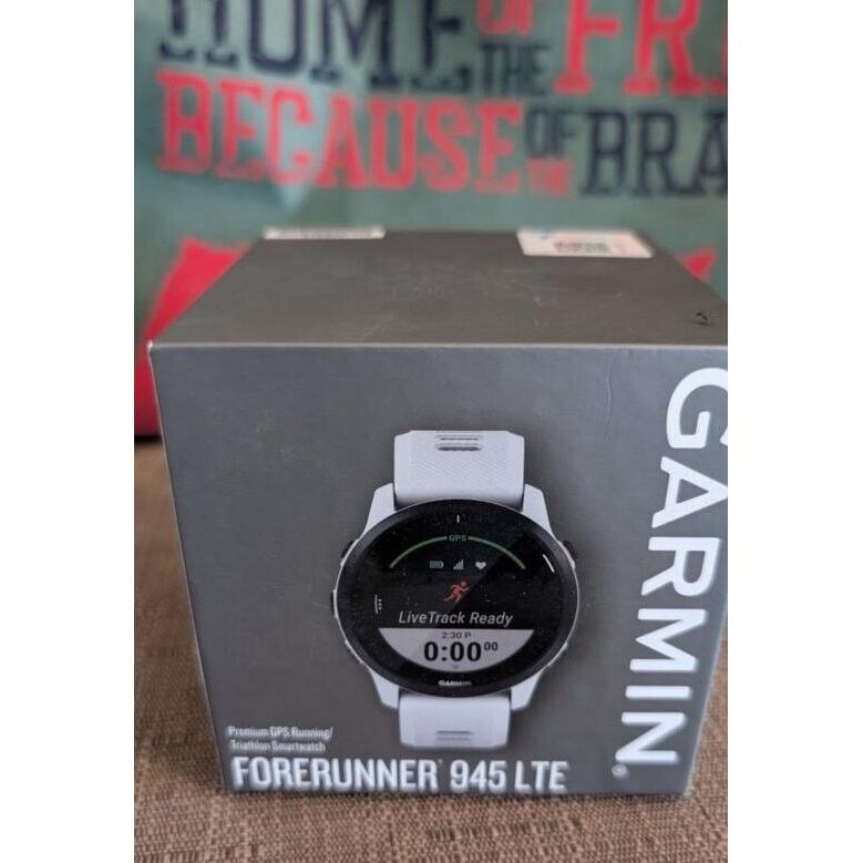 Garmin Forerunner 945 Lte Whitestone Running Triathlon Smartwatch 010-02383-01