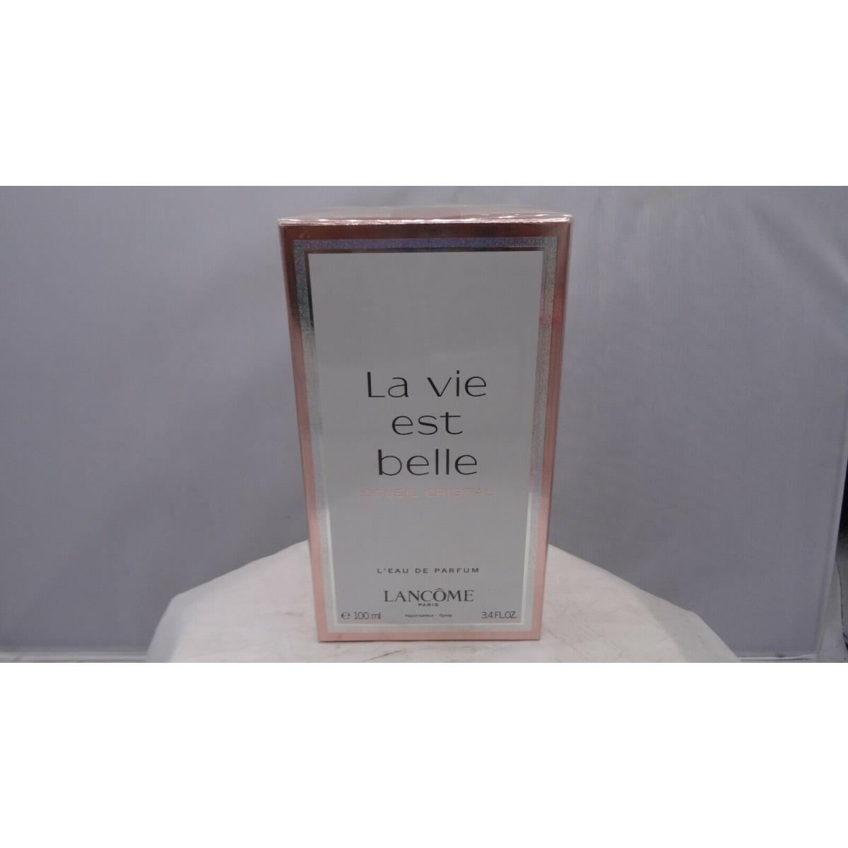 Lancome La Vie Est Belle Soleil Cristal L`eau de Parfum 3.3/3.4 Oz Women s